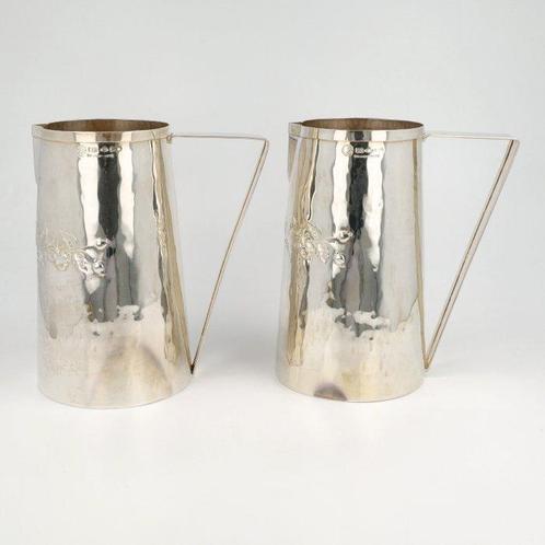 Brandimarte (Firenze) Wijnkan / Waterkan - Aiguière (2) -, Antiek en Kunst, Antiek | Zilver en Goud