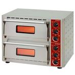 Elektrische pizza-oven, 2 kamers (3+3 kW) 430x430xh100 mm -, Verzenden, Nieuw in verpakking, Fornuis, Frituur en Grillen