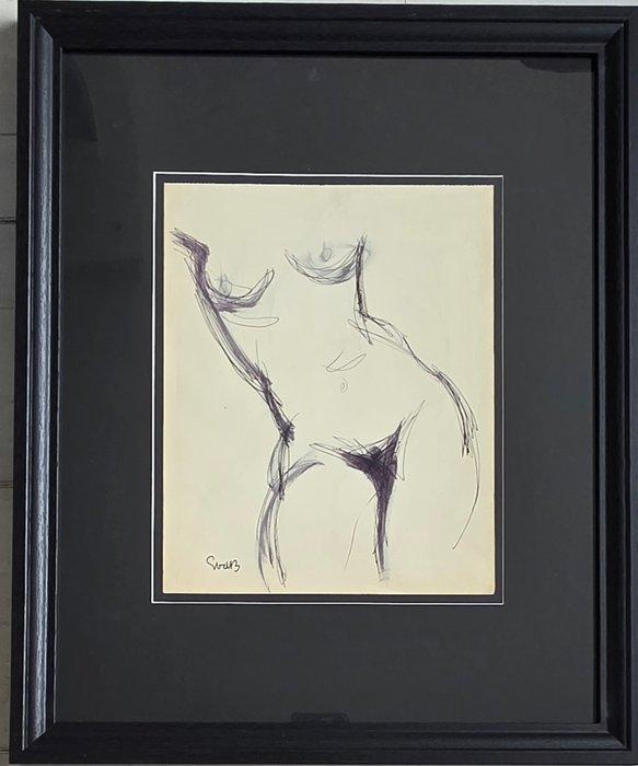 Siep Van Den Berg (1913-1998) - Naakte vrouw, Antiek en Kunst, Kunst | Designobjecten