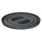 Couvercle pour seau mangeoire noir, 12 litres - kerbl