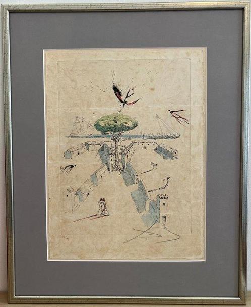 Salvador Dali (1904-1989) - Les Neuf Portes de ton Corps, Antiek en Kunst, Antiek | Overige Antiek