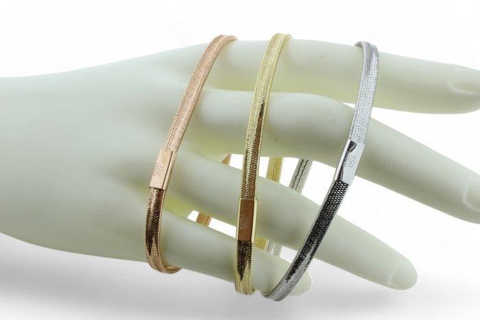 Armband - 18 karaat Geel goud, Roségoud, Witgoud, Handtassen en Accessoires, Armbanden