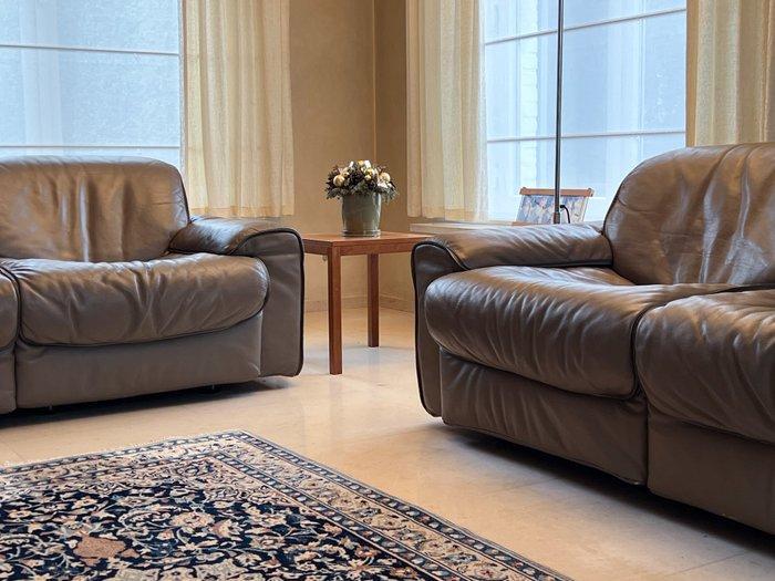 Jori - Jean Pierre Aubebert - Canapé - Cuir - Deux sièges, Antiquités & Art, Antiquités | Meubles | Chaises & Canapés