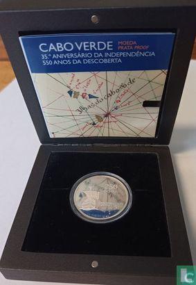 Kaapverdië 250 escudos 2010 (PROOF) 35th anniversary of..., Postzegels en Munten, Munten | Afrika, Losse munt, Goud, Zilver, Overige landen