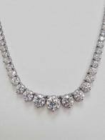 Halsketting - 14 karaat Witgoud - 21.17ct. tw. Diamant, Nieuw