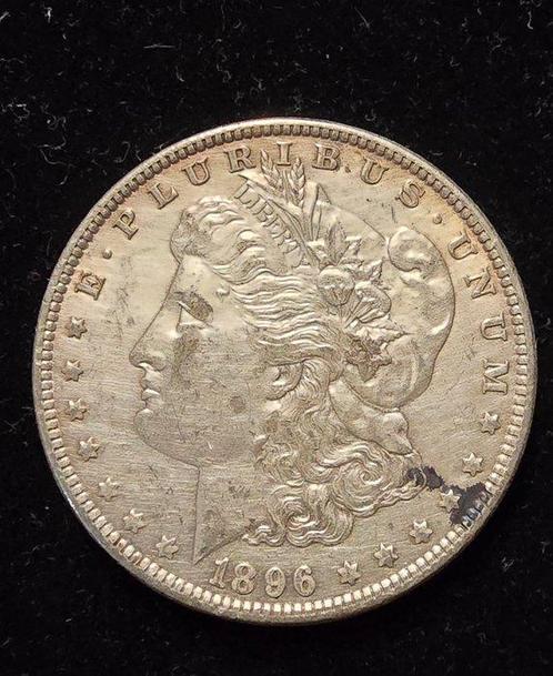Verenigde Staten. 1896  Dollar (Morgan)  (Zonder, Postzegels en Munten, Munten | Europa | Niet-Euromunten