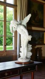 Solaini (XIX° sec) - Beeld, Statua raffigurante Cupido con, Antiek en Kunst