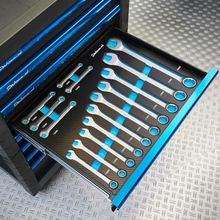 Datona 15-delige ring-steeksleutelset in PRO softmodule -, Doe-het-zelf en Bouw, Gereedschap | Handgereedschap, Ophalen of Verzenden