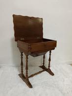 Naaidoos - Antieke naaidoos - Hout - Naaitafel, Antiek en Kunst