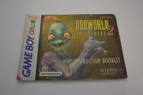 Oddworld Adventures 2 (GBC EUR MANUAL), Consoles de jeu & Jeux vidéo, Consoles de jeu | Nintendo Portables | Accessoires