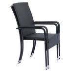 2dekans | Polyrotan tuinstoelen Yoro, Tuin en Terras, Ophalen of Verzenden, Nieuw