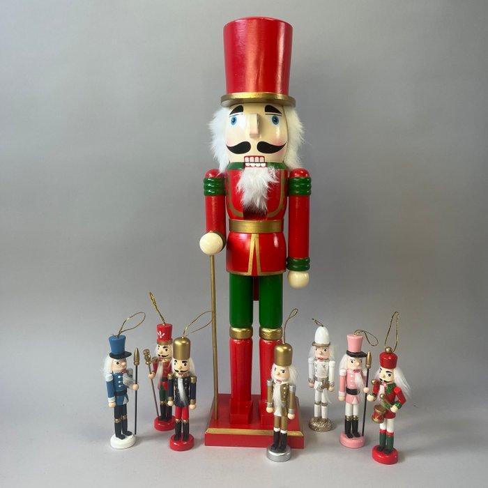 Decoratief ornament (25) - XXL - Notenkraker (50cmH) en 24st, Diversen, Kerst