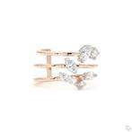 Ring - 14 karaat Roségoud - 0.63ct. tw. Diamant (Natuurlijk), Nieuw