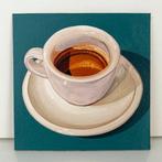 Cansu Rossi - Espresso on Viridian Teal