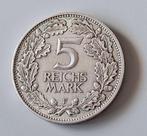 Allemagne, République de Weimar 5 Reichsmark 1925 F / 1000th, Postzegels en Munten