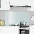 vidaXL Keukenachterwand Wit 120x60x0,6 cm Tempered Glas, Antiek en Kunst, Verzenden