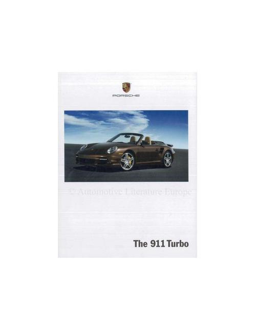 2007 PORSCHE 911 TURBO BROCHURE ENGELS (USA), Livres, Autos | Brochures & Magazines, Enlèvement ou Envoi