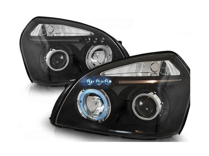 Angel Eyes Black koplamp units geschikt voor Hyundai Tucson, Auto-onderdelen, Verlichting, Gebruikt, Hyundai, Verzenden