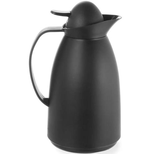 Thermoskan | Kunststof | Zwart | 1L | Dubbelwandig + Glazen, Zakelijke goederen, Horeca | Keukenapparatuur, Nieuw in verpakking