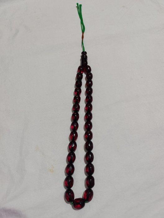 Rozenkrans - Amber - 1970-1980 - Zeldzame gebedskralen, Verzamelen, Dierenverzamelingen