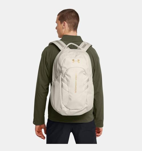 Under Armour Hustle Pro 6.0 Backpack-Wht - Maat OSFM, Handtassen en Accessoires, Overige Accessoires, Nieuw, Ophalen of Verzenden