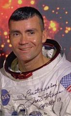 Fred Haise Verenigde Staten - Apollo 13 - Handtekeningfoto -
