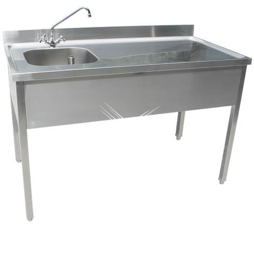 Rvs cheftafel zonder bodemschap 2000x700x900 mm (spoelbak li, Zakelijke goederen, Horeca | Meubilair en Inrichting, Nieuw in verpakking
