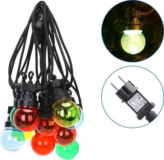 Lichtsnoer Buiten - Lichtslinger - Led - 8 m - Zwart - Aigos, Huis en Inrichting, Lampen | Overige, Nieuw, Verzenden
