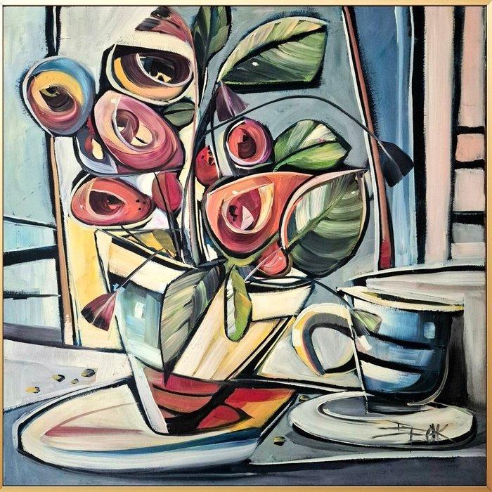 Sonja Brzak - Vase III, Antiek en Kunst, Kunst | Schilderijen | Modern