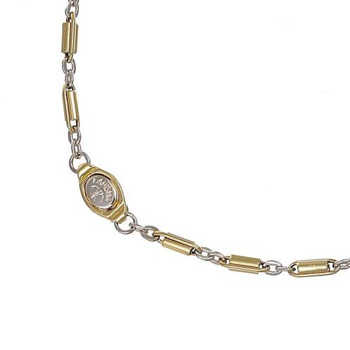 Armband - 18 karaat Geel goud, Witgoud, Handtassen en Accessoires, Armbanden