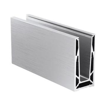 Glazen balustrade vloermontage 1.0kN-5000 mm-Aluminium, Verzenden, Nieuw