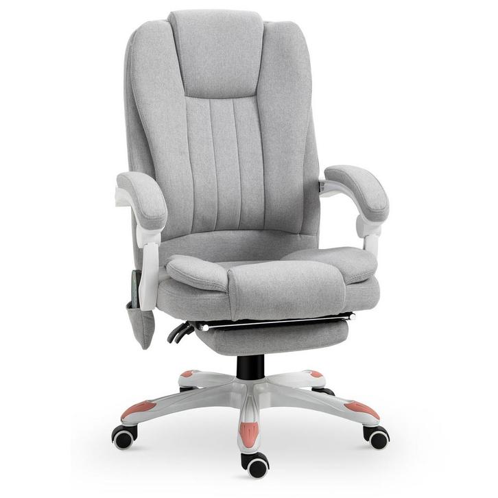 Stoel - Relaxlife - Massage - Grijs, Huis en Inrichting, Bureaus, Nieuw, Ophalen of Verzenden