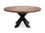 Veiling - Eettafel Meta Rond - Diameter 150 - Hout - Matrixp, Huis en Inrichting, Tafels | Eettafels, Nieuw