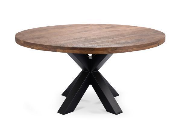 Veiling - Eettafel Meta Rond - Diameter 150 - Hout - Matrixp, Huis en Inrichting, Tafels | Eettafels