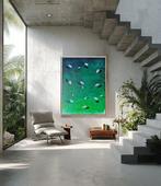 Juli Lampe - Drifting in a bay near coral reefs on the, Antiek en Kunst