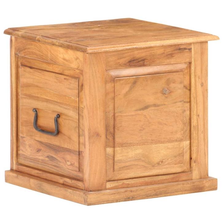 vidaXL Kist 40x40x40 cm massief acaciahout, Huis en Inrichting, Kasten | Overige, Nieuw, Verzenden
