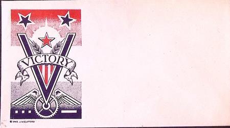 Amerikaanse envelop WWII (lijst optie), Verzamelen, Militaria | Tweede Wereldoorlog, Foto of Poster, Verzenden