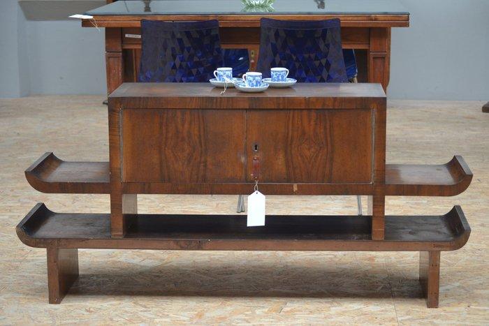 Kabinet - Hout, Walnoot, Antiquités & Art, Art | Objets design