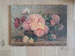 J Harens (XX) - Bloemenpracht., Antiek en Kunst, Kunst | Schilderijen | Klassiek