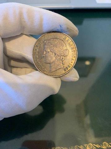 Zwitserland, Bern 5 Francs 1895 / low mintage