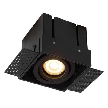 Lucide Trimless - Cardan inbouwspot GU10 zwart, Verzenden