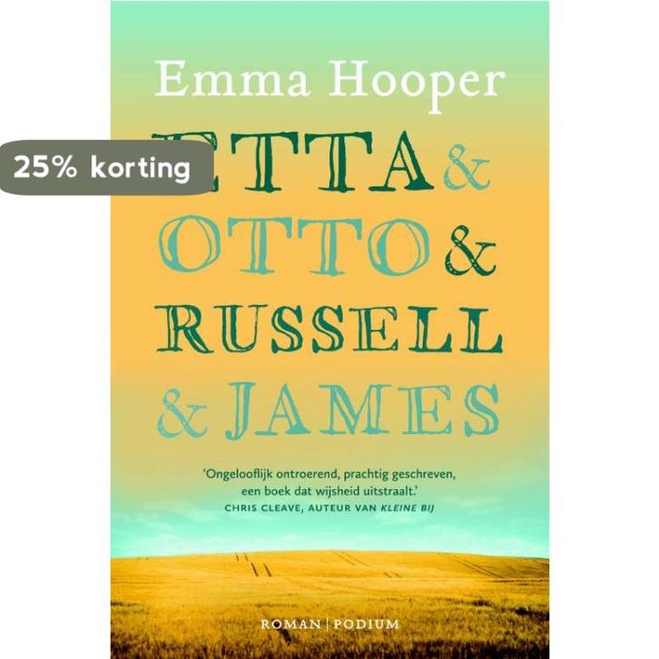 Etta & Otto & Russell & James 9789057596889 Emma Hooper, Boeken, Romans, Gelezen, Verzenden