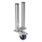 FORTEX STAGE750 dubbele poot met zwenkwiel/rem podiumhoogte, Verzenden, Nieuw