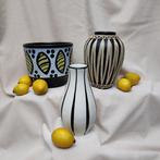 Strehla, SMF Schramberg, Gmunder Keramik - Vaas - Creamware, Antiek en Kunst