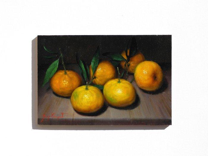 Giuseppe Cacciapuoti (1969) - Mandarini, Antiek en Kunst, Kunst | Schilderijen | Klassiek