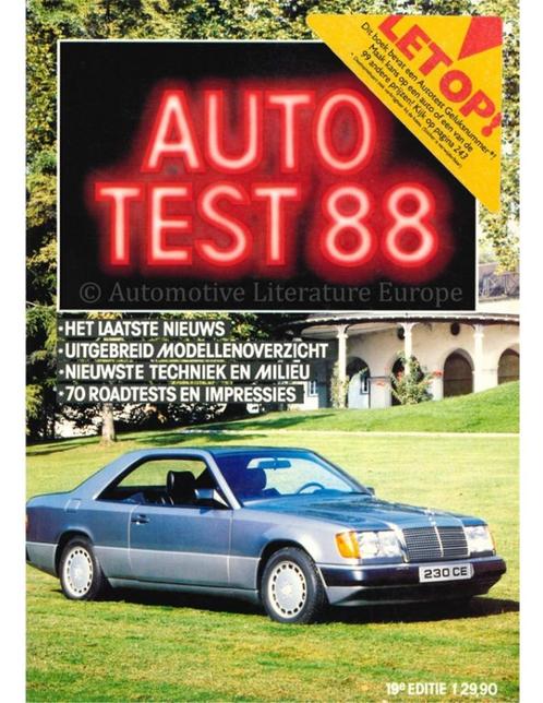 1988 AUTOTEST JAARBOEK NEDERLANDS, Boeken, Auto's | Boeken, Ophalen of Verzenden