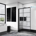 Aanbieding: Inloopdouche Novellini Kuadra H Stripes 80x200, Doe-het-zelf en Bouw, Ophalen of Verzenden, Nieuw, Douche