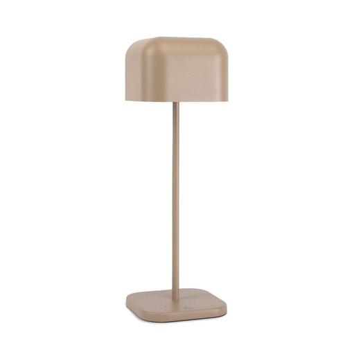 Tafel en bureaulampen Cabo Tafellamp Matt Grijs Beige Medium, Maison & Meubles, Lampes | Lampes de table, Envoi