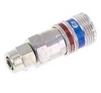 Acier/laiton DN 7.6 (7.2 Euro) Coupleur dair de sécurité, Verzenden, Nieuw