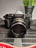 Canon F-1 New + FD 1,4/50mm S.S.C. | Single lens reflex, Audio, Tv en Foto, Nieuw